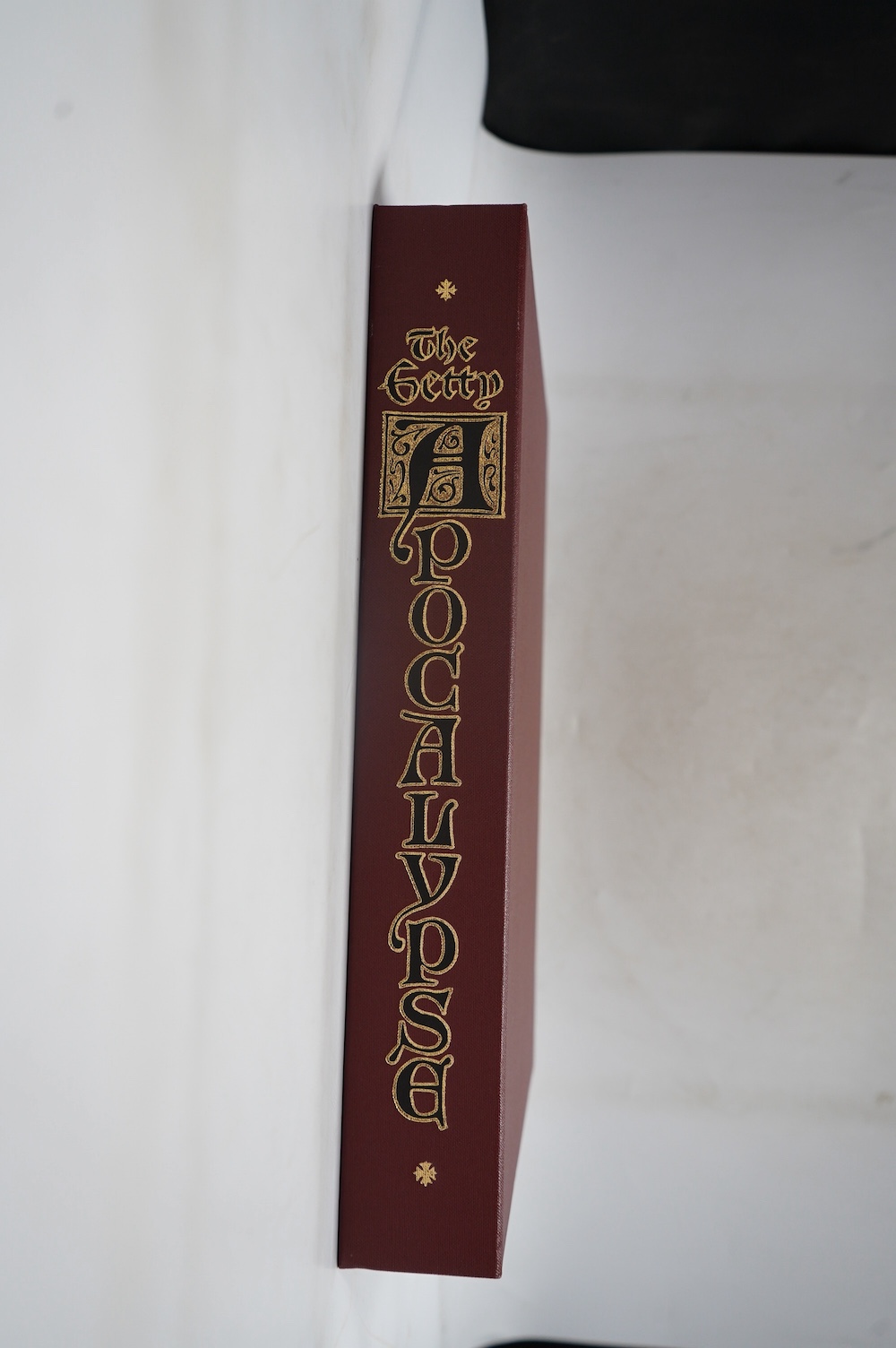 Folio Society. Manuscript Facsimile - The Getty Apocalypse, one of 1000 copies, colour illustrations, original morocco-backed pictorial parchment by Smith Settle with a blocked design by David Eccles, accompanying commen